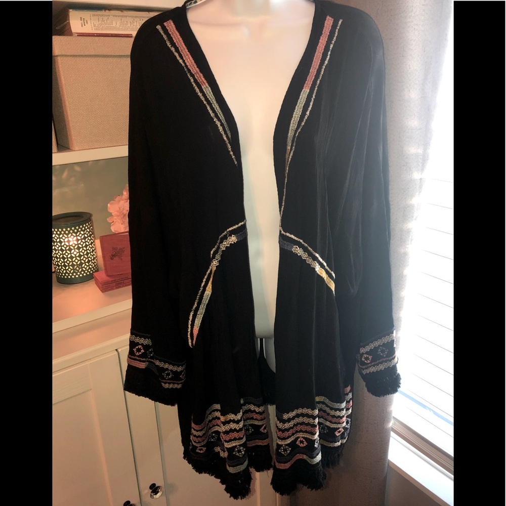 Ombré stitching tunic
